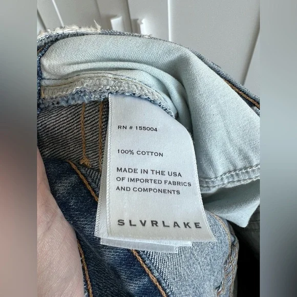 NWT jeans SLVRLAKE women size 29, cotton blue, hip - 40,5” (no tag anymore) - Picture 5 of 13